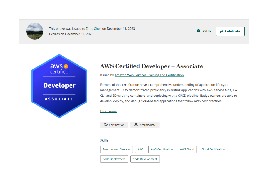 zane-aws-associate